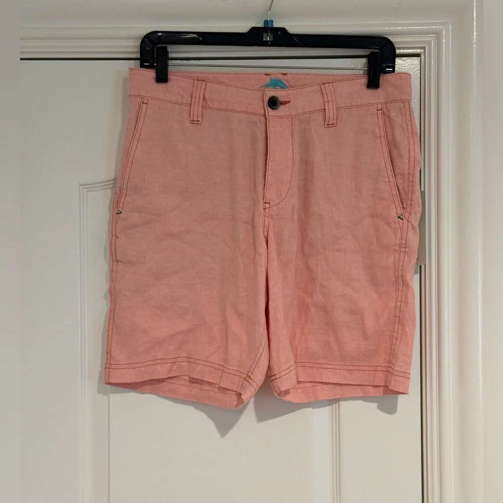 NWT Tommy Bahama‎ Men’s Beach Linen Blend 8” Flat Front Shorts in Serape